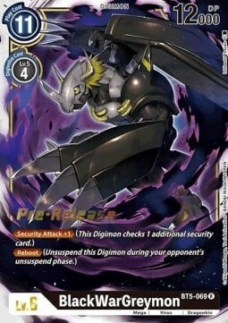 BlackWarGreymon [BT5-069] [Battle of Omni Pre-Release Promos] | Shuffle n Cut Hobbies & Games