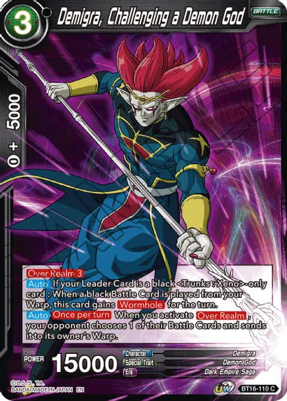 Demigra, Challenging a Demon God (BT16-110) [Realm of the Gods] | Shuffle n Cut Hobbies & Games