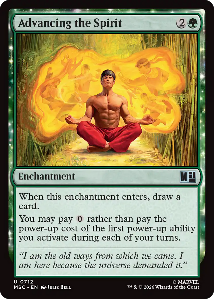 Advancing the Spirit [Marvel Super Heroes Commander] | Shuffle n Cut Hobbies & Games
