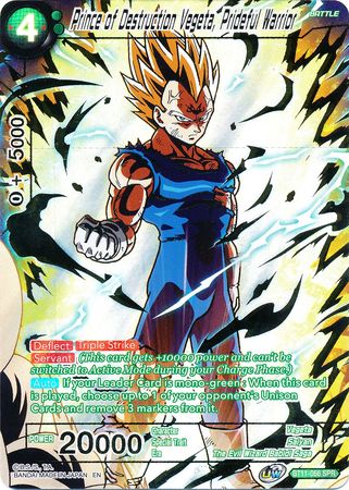 Prince of Destruction Vegeta, Prideful Warrior (SPR) (BT11-066) [Vermilion Bloodline] | Shuffle n Cut Hobbies & Games