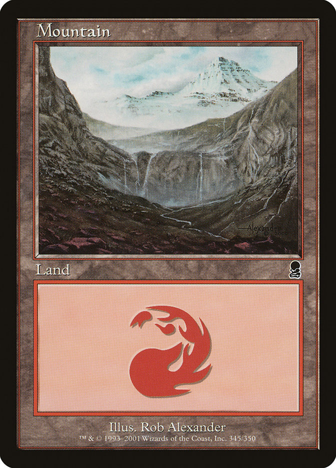 Mountain (345) [Odyssey] | Shuffle n Cut Hobbies & Games