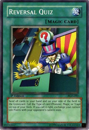 Reversal Quiz [PGD-092] Common | Shuffle n Cut Hobbies & Games