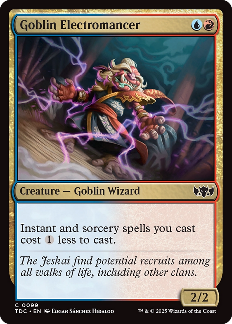 Goblin Electromancer [Tarkir: Dragonstorm Commander] | Shuffle n Cut Hobbies & Games