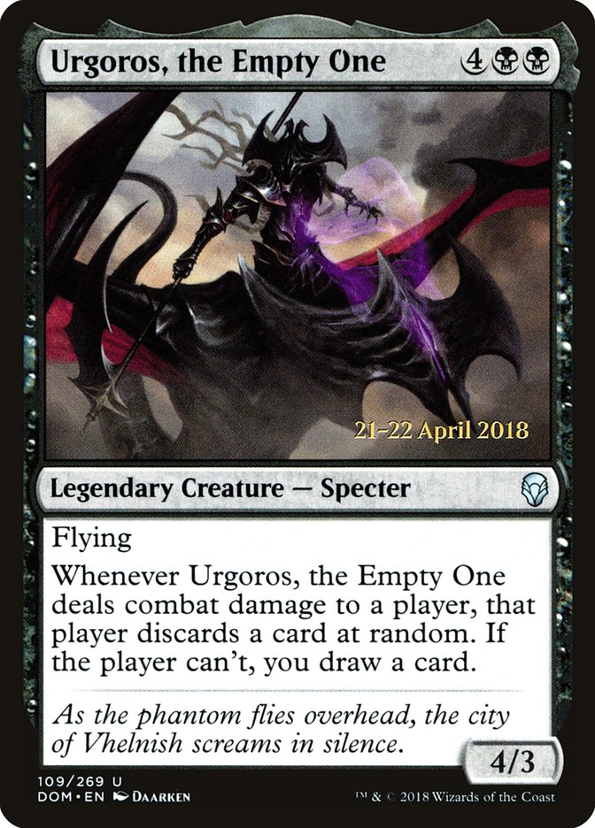 Urgoros, the Empty One [Dominaria Prerelease Promos] | Shuffle n Cut Hobbies & Games