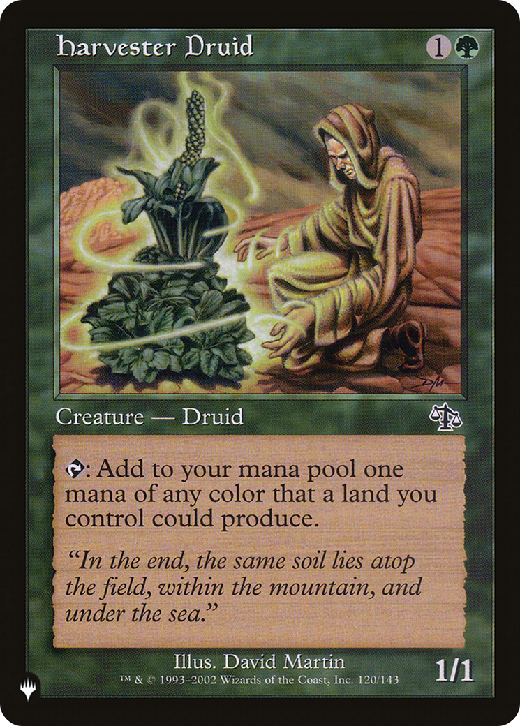 Harvester Druid [The List] | Shuffle n Cut Hobbies & Games