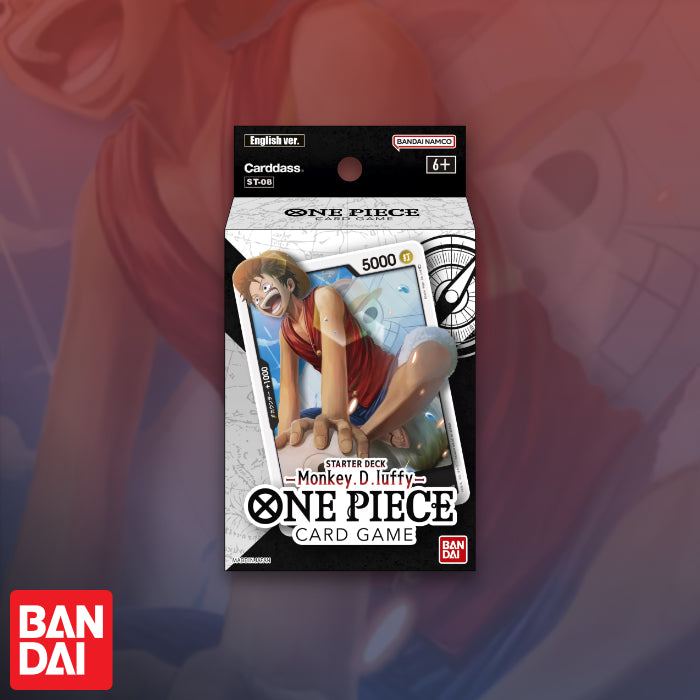 One Piece Card Game Monkey D Luffy (ST-08) Starter Deck | Shuffle n Cut Hobbies & Games