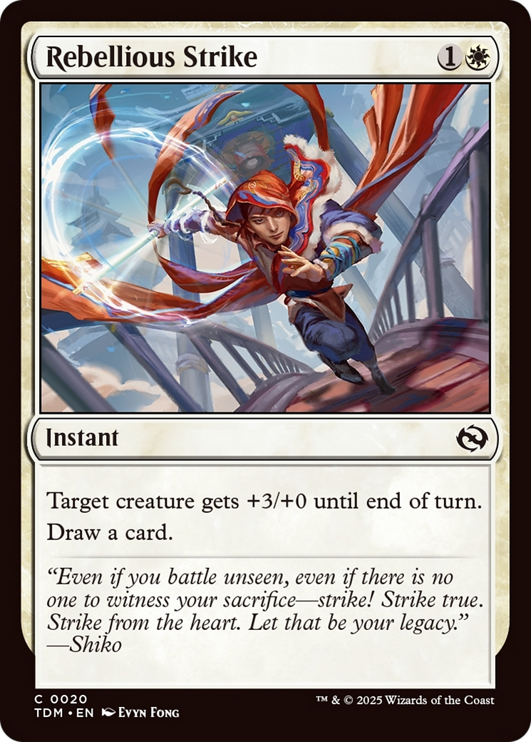 Rebellious Strike [Tarkir: Dragonstorm] | Shuffle n Cut Hobbies & Games