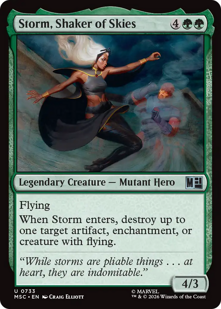 Storm, Shaker of Skies [Marvel Super Heroes Commander] | Shuffle n Cut Hobbies & Games