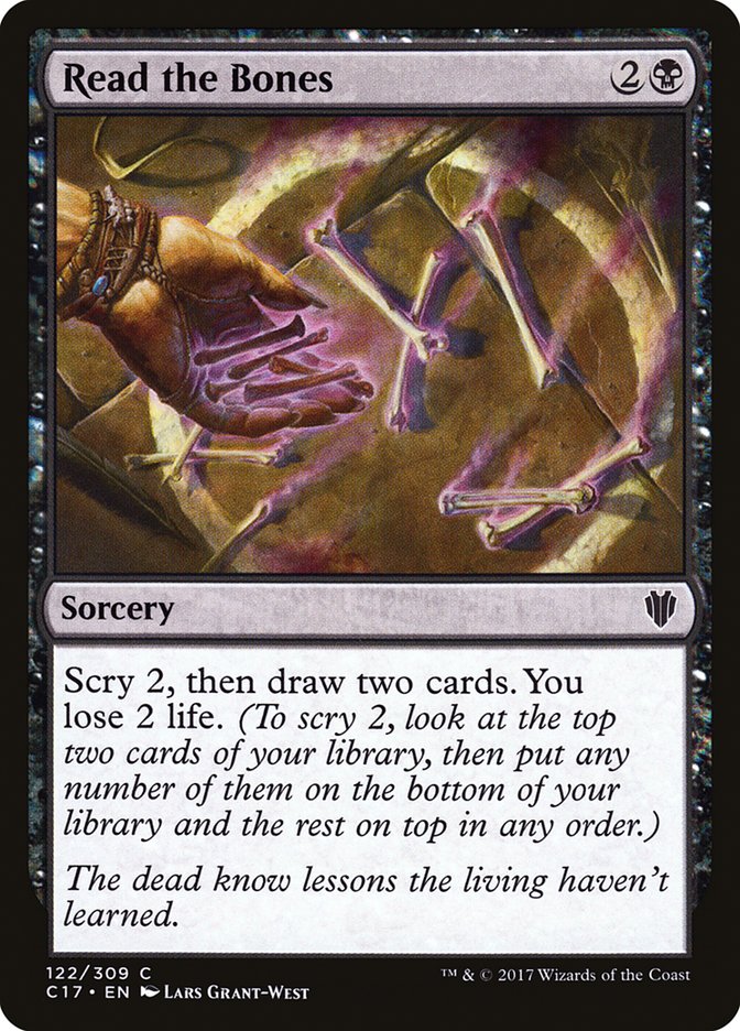 Read the Bones [Commander 2017] | Shuffle n Cut Hobbies & Games