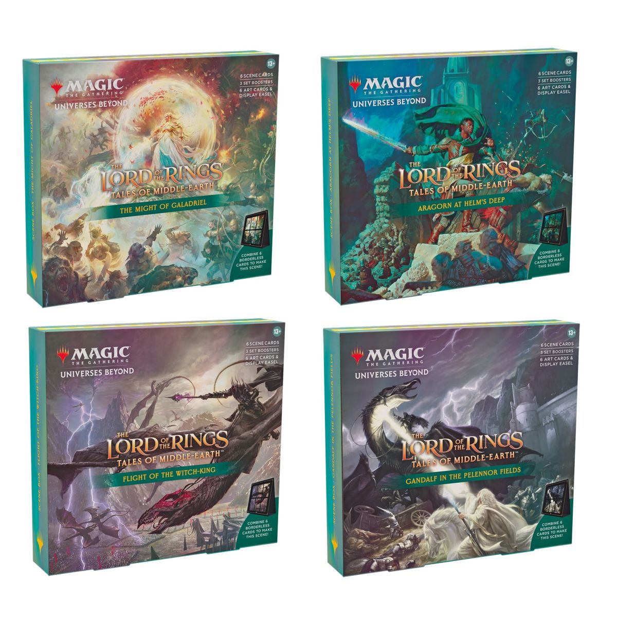 The Lord of the Rings: Tales of Middle-earth - Scene Box (Set of Four) | Shuffle n Cut Hobbies & Games
