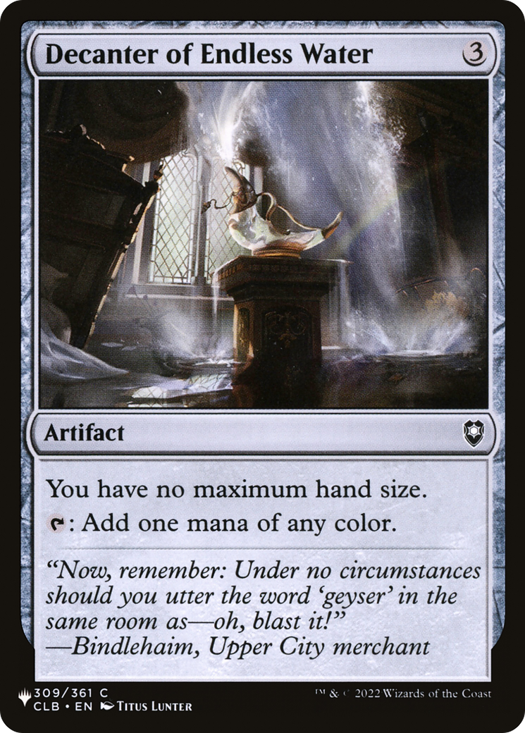 Decanter of Endless Water [The List] | Shuffle n Cut Hobbies & Games