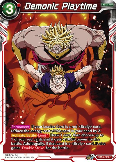Demonic Playtime (BT15-029) [Saiyan Showdown] | Shuffle n Cut Hobbies & Games