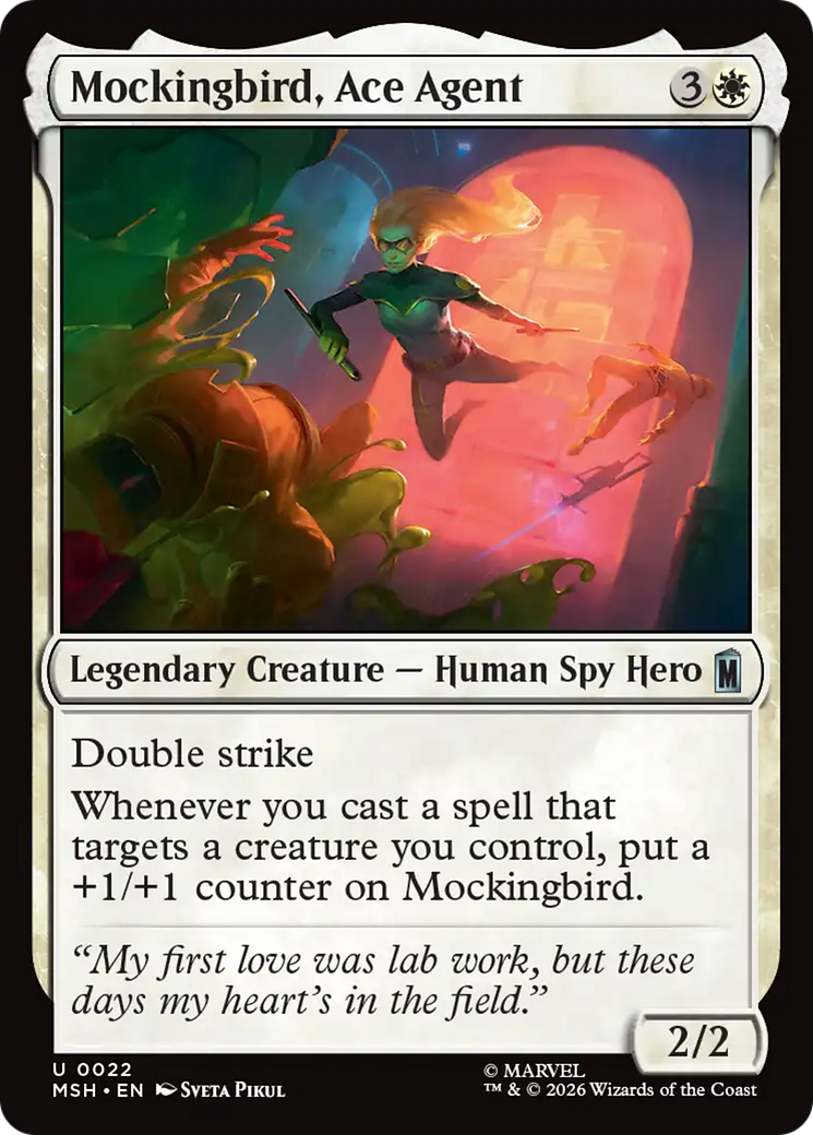 Mockingbird, Ace Agent [Marvel Super Heroes] | Shuffle n Cut Hobbies & Games