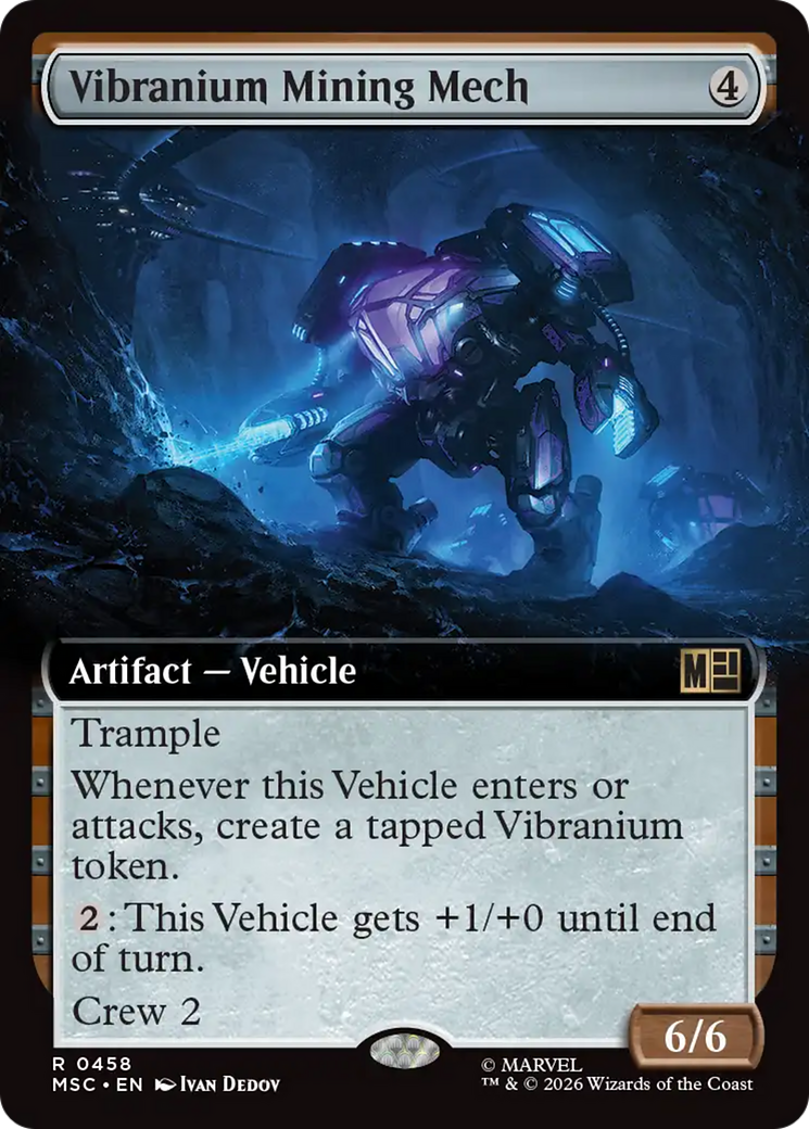 Vibranium Mining Mech (Extended Art) [Marvel Super Heroes Commander] | Shuffle n Cut Hobbies & Games