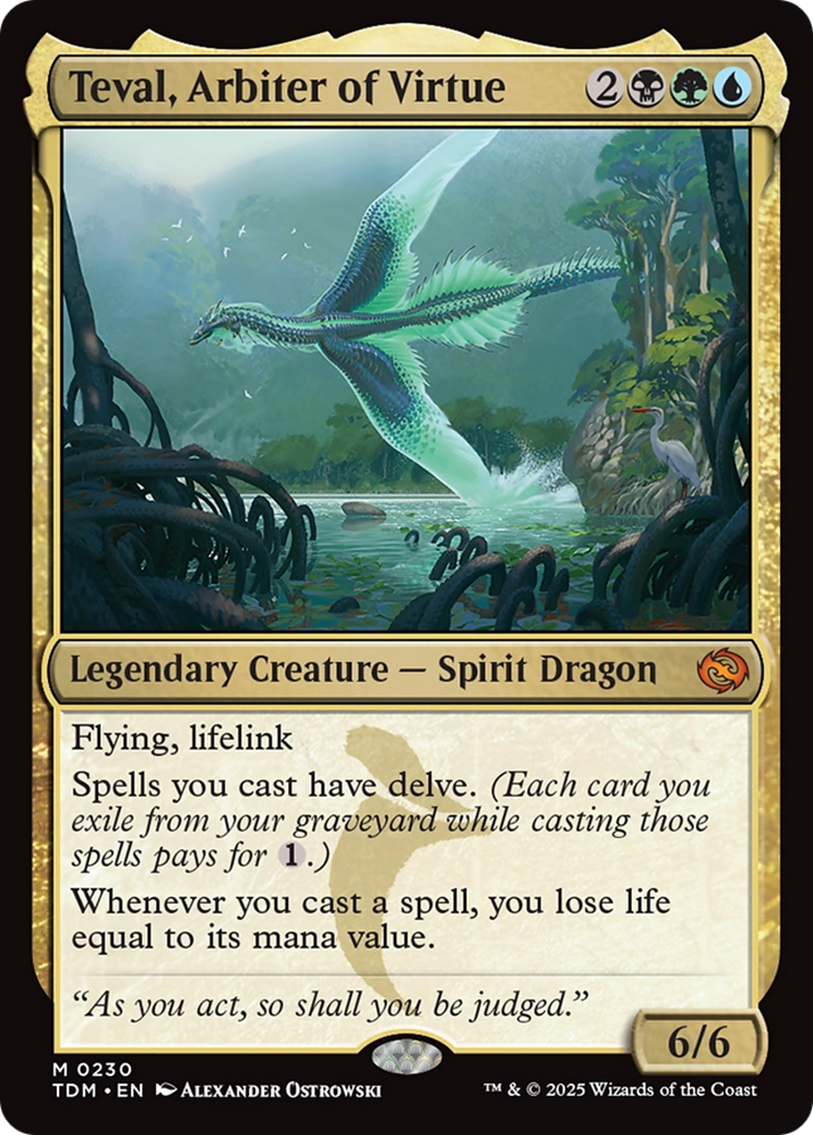 Teval, Arbiter of Virtue [Tarkir: Dragonstorm] | Shuffle n Cut Hobbies & Games