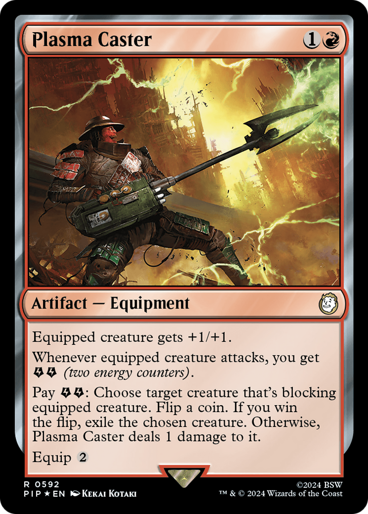 Plasma Caster (Surge Foil) [Fallout] | Shuffle n Cut Hobbies & Games