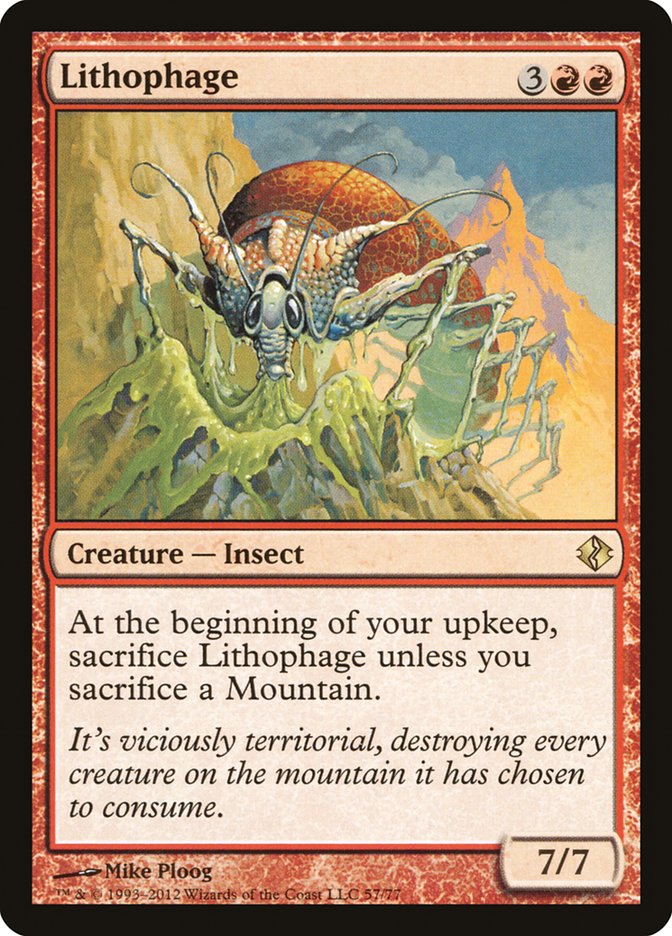 Lithophage [Duel Decks: Venser vs. Koth] | Shuffle n Cut Hobbies & Games