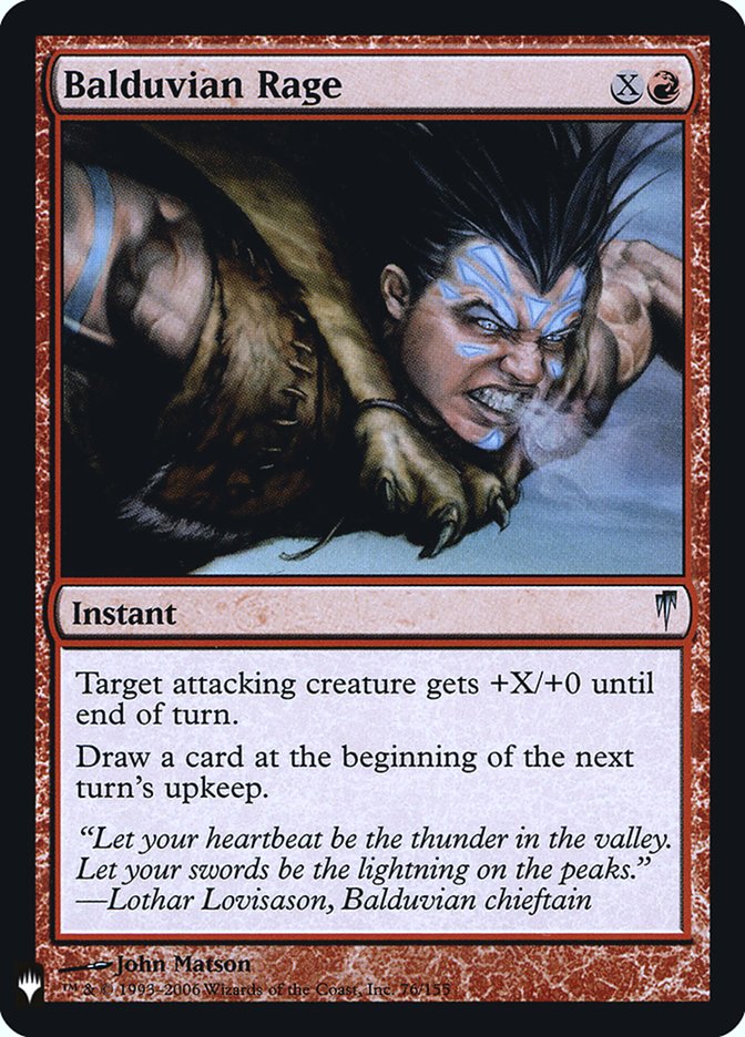 Balduvian Rage [Mystery Booster] | Shuffle n Cut Hobbies & Games