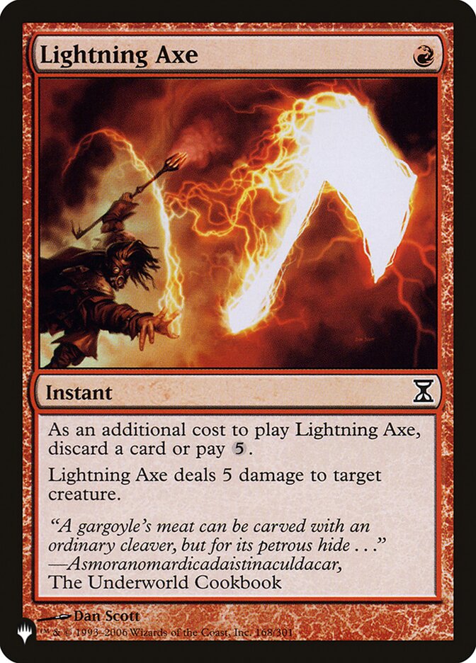 Lightning Axe [The List] | Shuffle n Cut Hobbies & Games