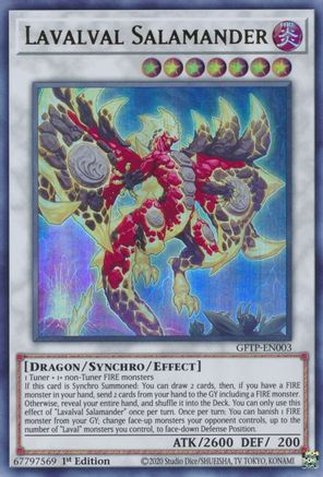 Lavalval Salamander [GFTP-EN003] Ultra rare | Shuffle n Cut Hobbies & Games