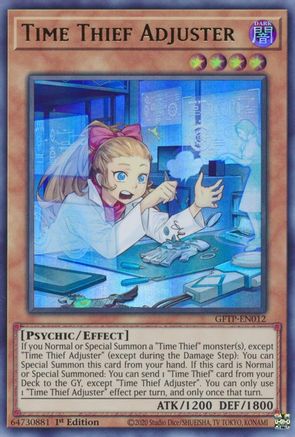 Time Thief Adjuster [GFTP-EN012] Ultra rare | Shuffle n Cut Hobbies & Games