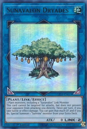 Sunavalon Dryades [GFTP-EN019] Ultra rare | Shuffle n Cut Hobbies & Games