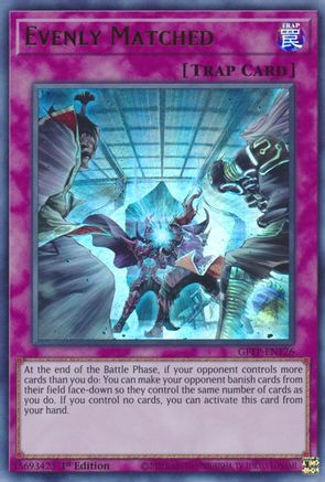 Evenly Matched [GFTP-EN126] Ultra rare | Shuffle n Cut Hobbies & Games