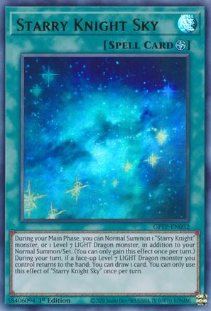Starry Knight Sky [GFTP-EN032] Ultra rare | Shuffle n Cut Hobbies & Games