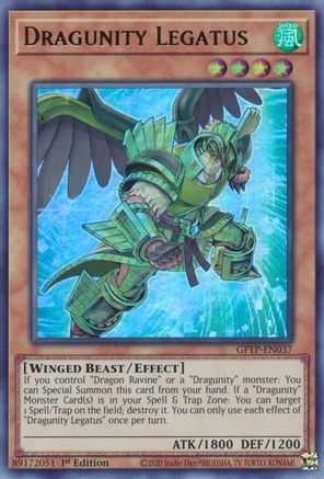 Dragunity Legatus [GFTP-EN037] Ultra rare | Shuffle n Cut Hobbies & Games