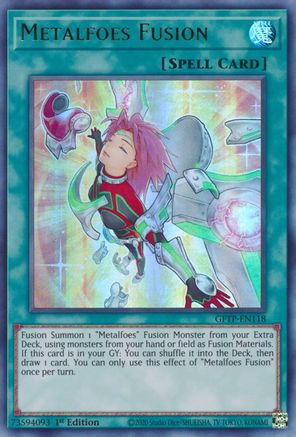 Metalfoes Fusion [GFTP-EN118] Ultra rare | Shuffle n Cut Hobbies & Games