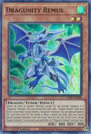 Dragunity Remus [GFTP-EN038] Ultra rare | Shuffle n Cut Hobbies & Games
