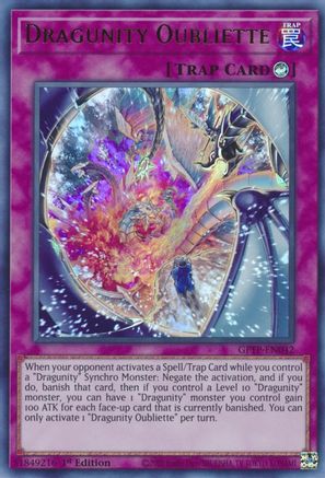 Dragunity Oubliette [GFTP-EN042] Ultra rare | Shuffle n Cut Hobbies & Games