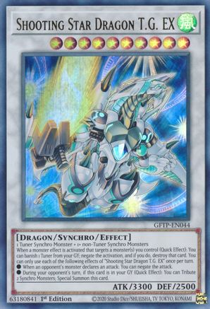Shooting Star Dragon T.G. EX [GFTP-EN044] Ultra rare | Shuffle n Cut Hobbies & Games