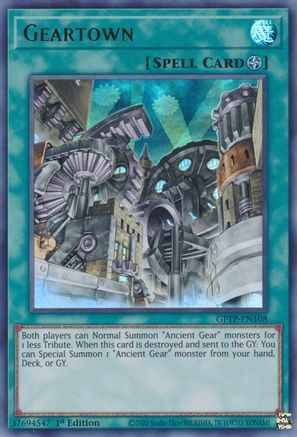 Geartown [GFTP-EN108] Ultra rare | Shuffle n Cut Hobbies & Games