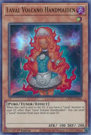 Laval Volcano Handmaiden [GFTP-EN046] Ultra rare | Shuffle n Cut Hobbies & Games