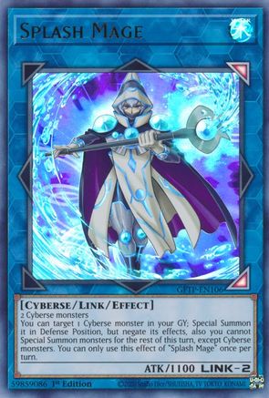 Splash Mage [GFTP-EN106] Ultra rare | Shuffle n Cut Hobbies & Games