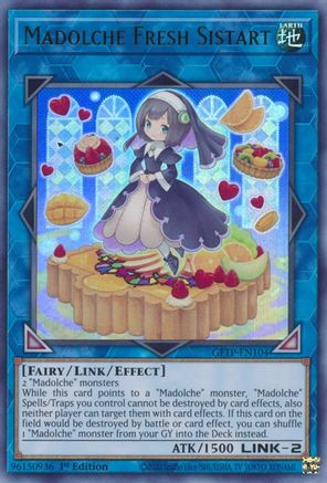 Madolche Fresh Sistart [GFTP-EN104] Ultra rare | Shuffle n Cut Hobbies & Games