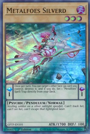 Metalfoes Silverd [GFTP-EN101] Ultra rare | Shuffle n Cut Hobbies & Games