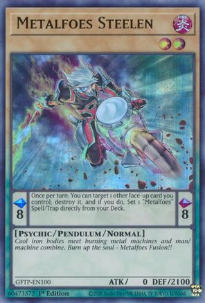Metalfoes Steelen [GFTP-EN100] Ultra rare | Shuffle n Cut Hobbies & Games