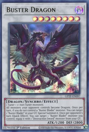 Buster Dragon [GFTP-EN097] Ultra rare | Shuffle n Cut Hobbies & Games