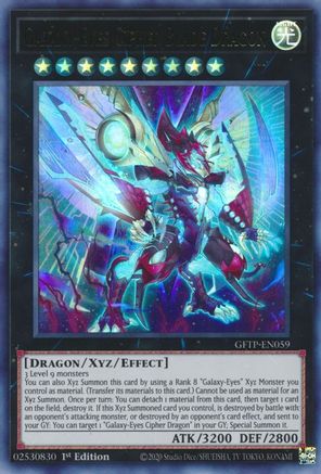 Galaxy-Eyes Cipher Blade Dragon [GFTP-EN059] Ultra rare | Shuffle n Cut Hobbies & Games