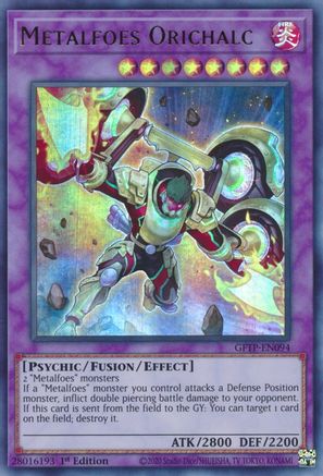 Metalfoes Orichalc [GFTP-EN094] Ultra rare | Shuffle n Cut Hobbies & Games