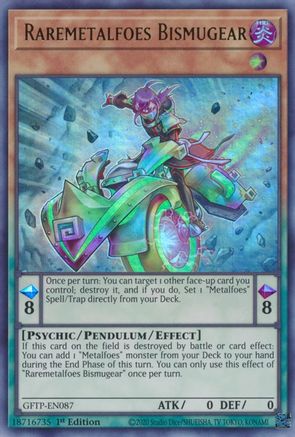 Raremetalfoes Bismugear [GFTP-EN087] Ultra rare | Shuffle n Cut Hobbies & Games