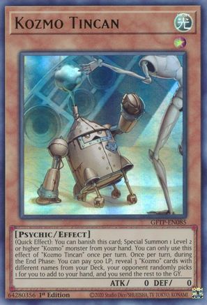 Kozmo Tincan [GFTP-EN085] Ultra rare | Shuffle n Cut Hobbies & Games
