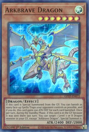 Arkbrave Dragon [GFTP-EN072] Ultra rare | Shuffle n Cut Hobbies & Games