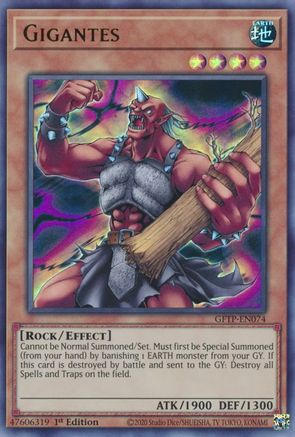 Gigantes [GFTP-EN074] Ultra rare | Shuffle n Cut Hobbies & Games