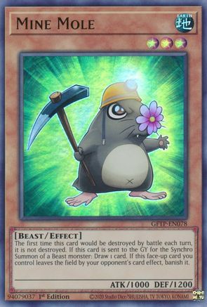 Mine Mole [GFTP-EN078] Ultra rare | Shuffle n Cut Hobbies & Games