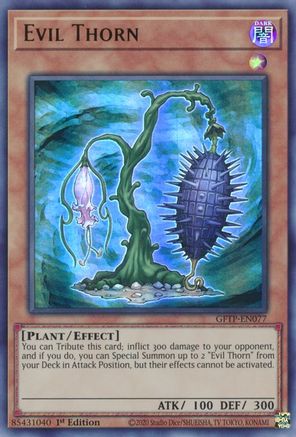 Evil Thorn [GFTP-EN077] Ultra rare | Shuffle n Cut Hobbies & Games