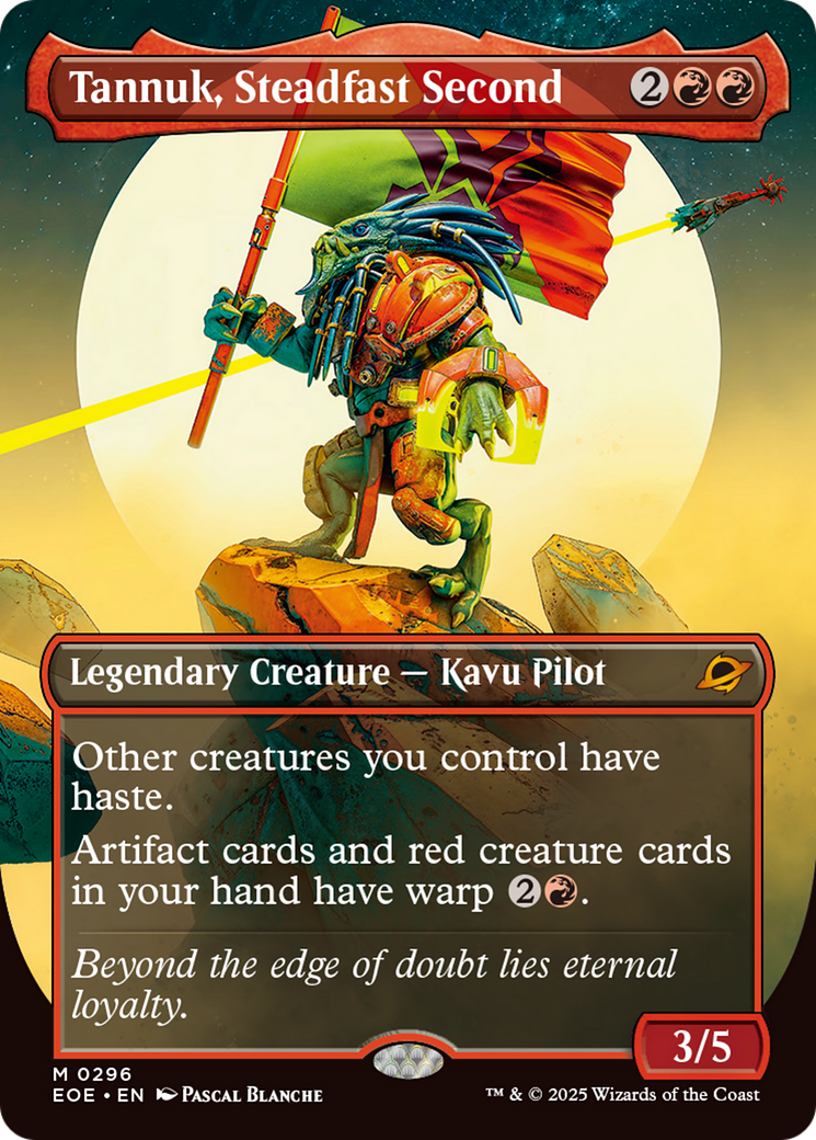 Tannuk, Steadfast Second (Borderless) [Edge of Eternities] | Shuffle n Cut Hobbies & Games