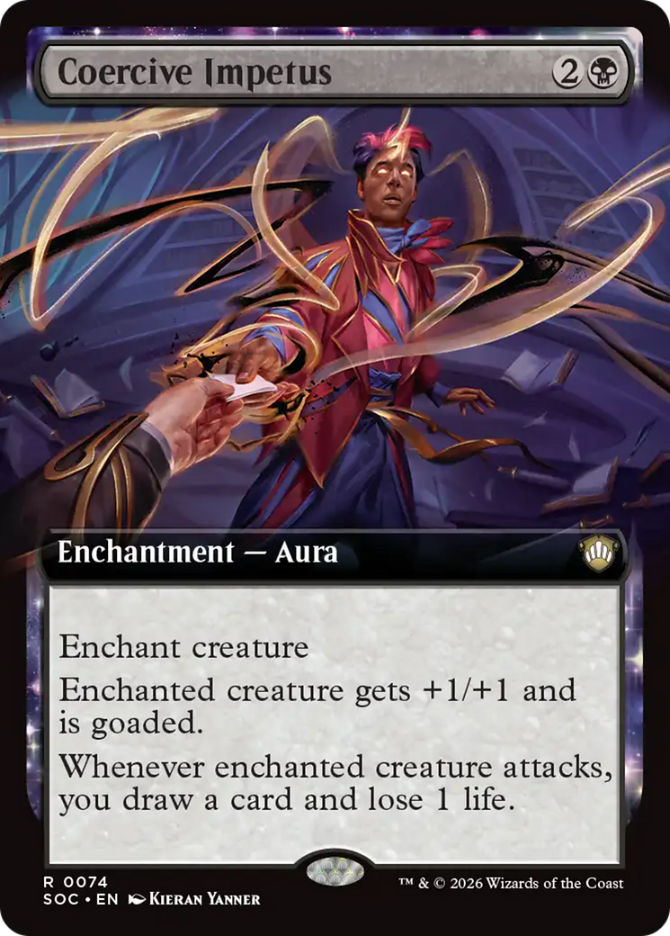 Coercive Impetus (Extended Art) [Secrets of Strixhaven Commander] | Shuffle n Cut Hobbies & Games